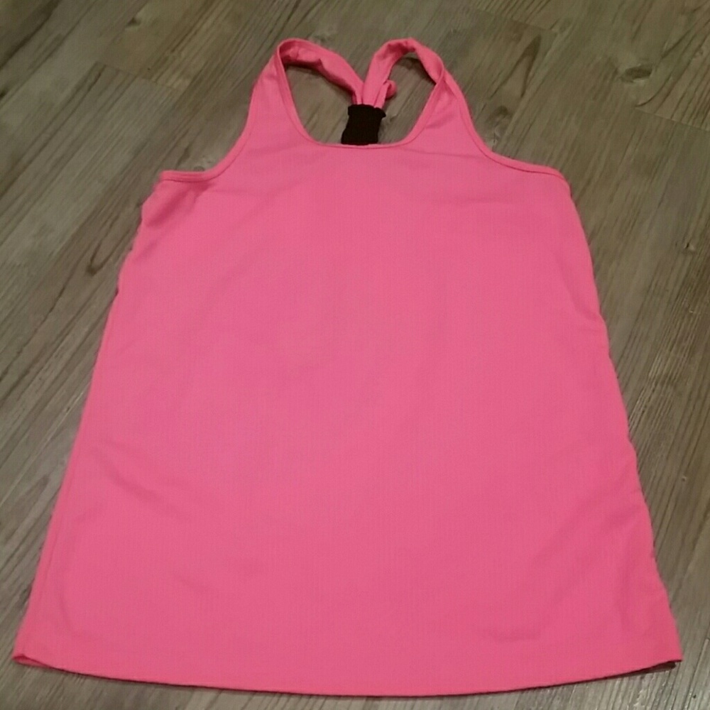 Work outtank bright orange pink